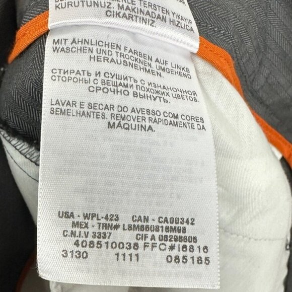 Dockers D3 Mens Dress Pants Grey Trousers Size 38 by 34 Cotton Pockets Minimal - Picture 9 of 12